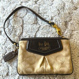 Like new Coach wristlet
